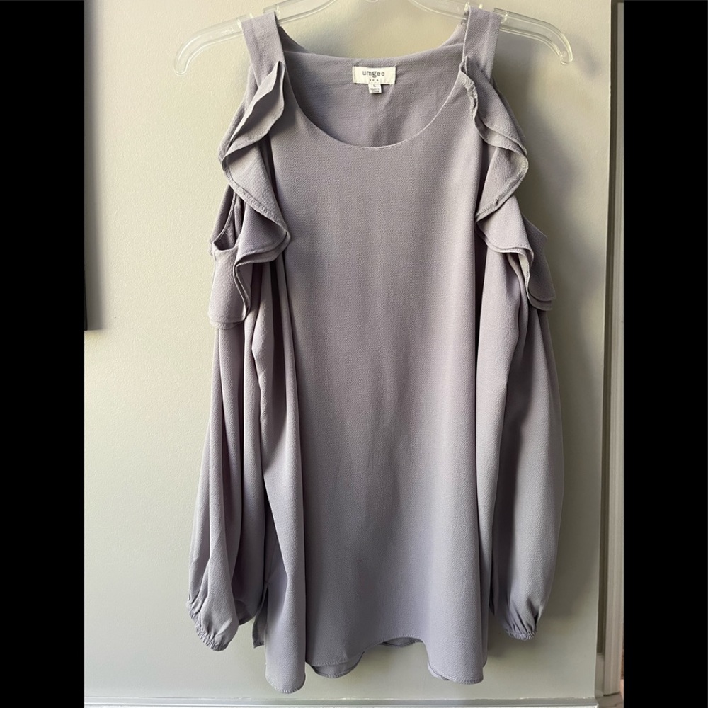 Umgee Cold Shoulder Blouse